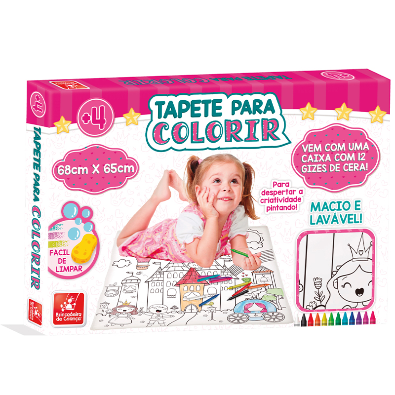 Tapete Para Colorir Princesas - BDC