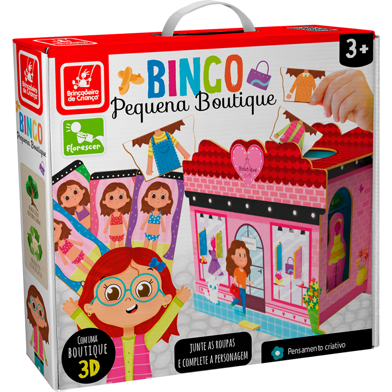 Brinquedo Infantil Jogo Bingo Varalzinho 61 Peças Brincadeira De