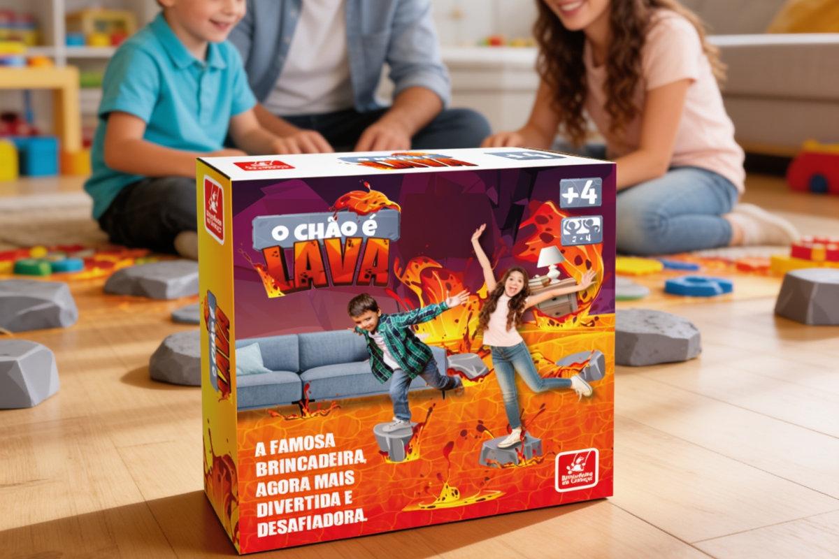 Jogo O Chão é Lava